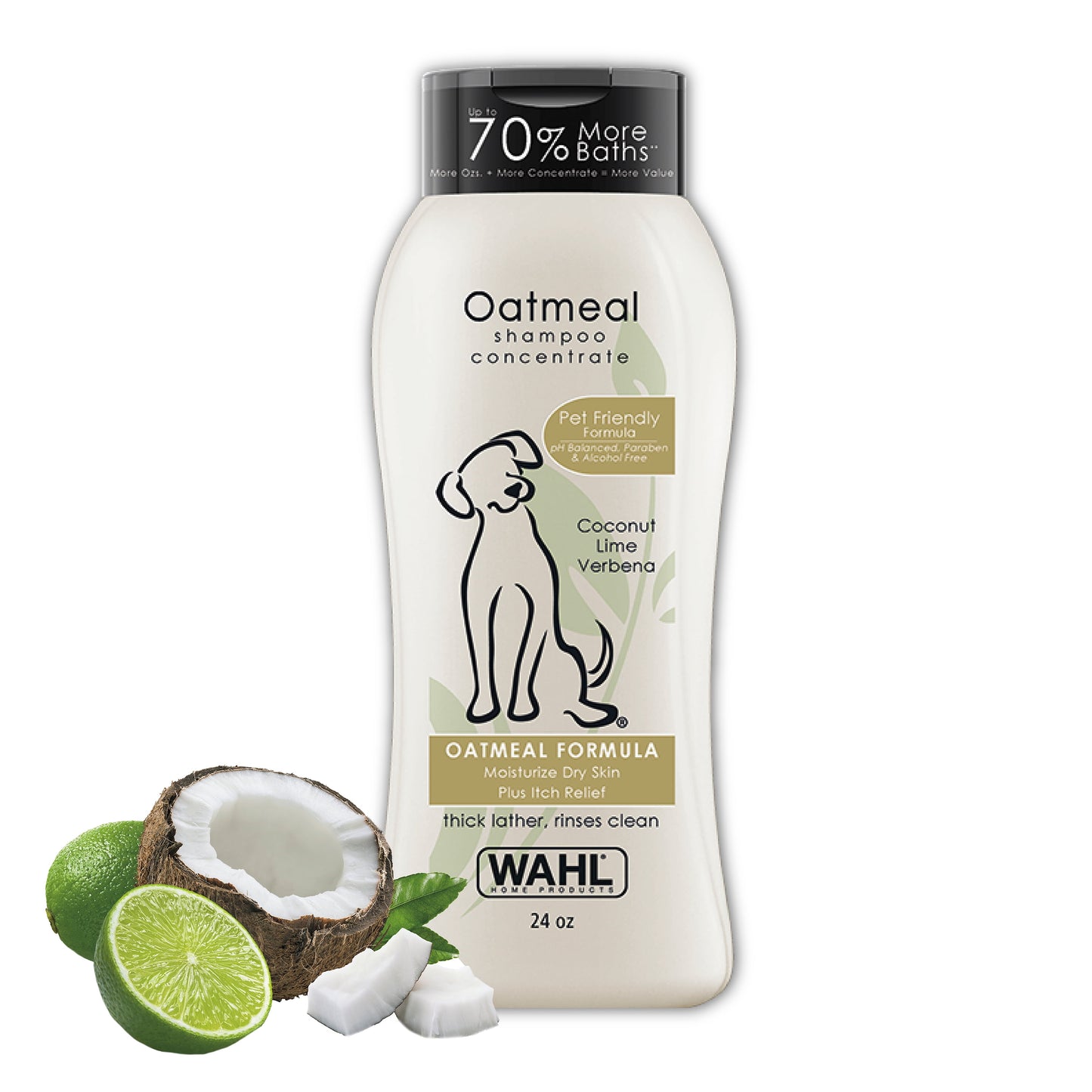 Oatmeal Dog Shampoo Concentrate, Coconut Lim Verbena - Model 820004A